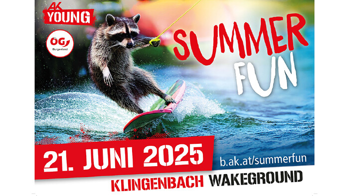 AK Young Summer Fun © AK Burgenland, AK Burgenland Wakeboarden in Klingenbach